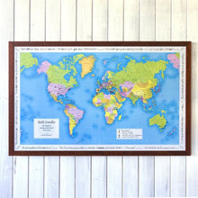 Personalised World Traveller Map