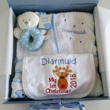 Personalised Baby Gift Set in Blue