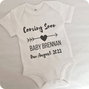 Coming Soon Baby Vest