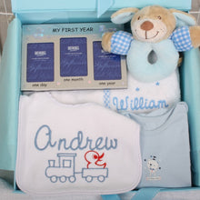 Simba Personalised Baby Gift Set in Blue