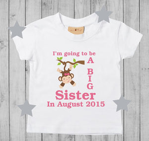 Personalised Big Sister T-Shirt